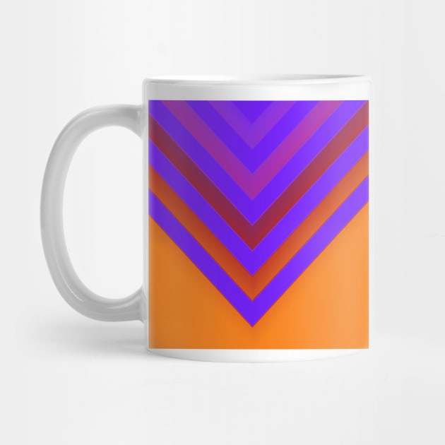 Sunset Chevron by BlakCircleGirl